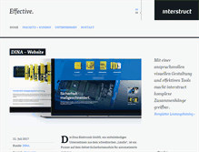 Tablet Screenshot of interstruct.com